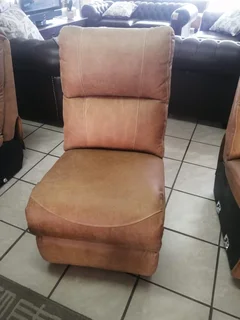 MODULAR   CENTRE EXOTIC LEATHER TAN BUTTERSCOTCH