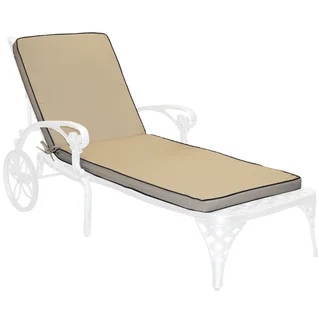 Cushion for sun lounger, Deluxe Beige (for Aluminium Frill lounger)