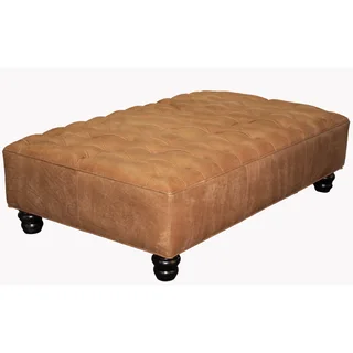 Genuine Full Leather Chesfield Ottoman 1500 x 900 – Exotic Whisky