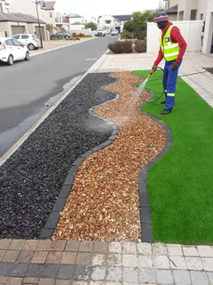 Lawns compost topsoil and brownstones