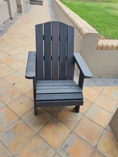 Deck chair recycled plastic.