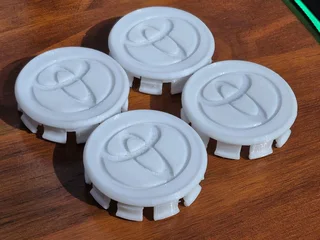 Toyota 3D Printed Center Caps