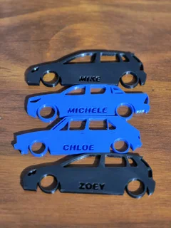 3d Printed Keyrings