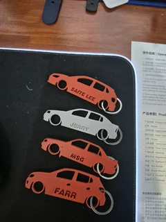 3D Printed KEYRINGS