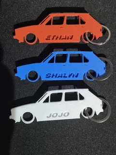 3D Printed KEYRINGS
