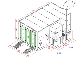 FOR SALE: 7m Upmarket Hurricane Spray Booth – GP100