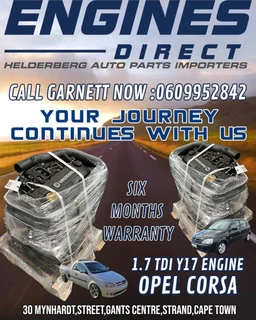 Opel 1.7 Corsa Tdi Y17dt Engines Available