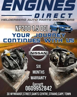 Nissan 1.5 Dci Np200 K9k Engines Available .....