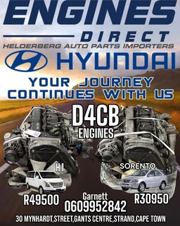 Hyundai 2.5 D4cb Engines Available