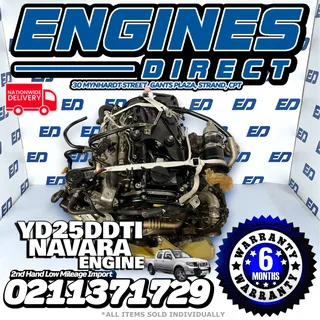 Nissan 2.5 Navara YD25DDTI-LP Engines available