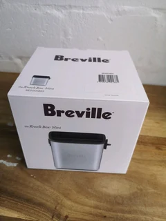 Breville Mini Knock Box BES001BSS Brand New Factory Sealed In The Box Never Been Used.