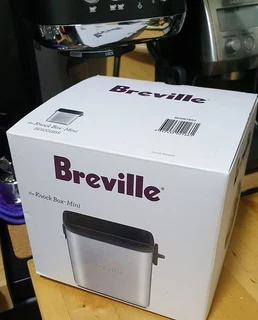 Breville Mini Knock Box BES001BSS Brand New Factory Sealed In The Box Never Been Used.
