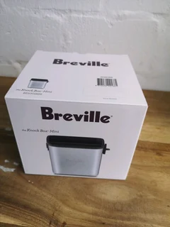 Breville Mini Knock Box BES001BSS Brand New Factory Sealed In The Box Never Been Used.