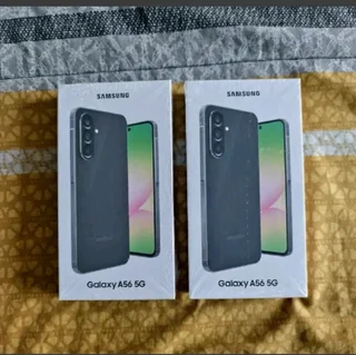 Samsung Galaxy A56 5G 256GB Dual Sim Awesome Graphite Brand New Sealed In The Box Never Been Used.