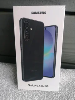 Samsung Galaxy A36 5G 128GB Dual Sim Awesome Black Brand New Sealed In The Box Never Been Used.