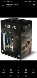 Krups Sensation EA910B10 Full Automatic Bean to Cup Coffee Machine C50 Brand New Sealed In The Box.