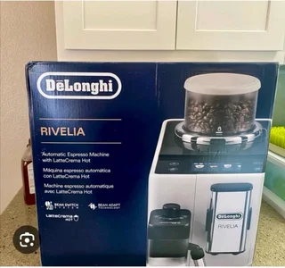 Delonghi Rivelia Bean To Cup Coffee Machine EXAM440.55 Beige Brand New Factory Sealed In The Box.