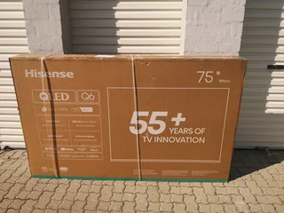 Hisense 75Q6Q 75 Inch 4K UHD QLED VIDAA Smart TV Brand New Factory Sealed In The Box Never Been Used