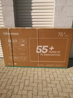 Hisense 75Q6Q 75 Inch 4K UHD QLED VIDAA Smart TV Brand New Factory Sealed In The Box Never Been Used