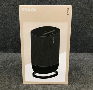 Sonos Move 2 Bluetooth Wi-Fi Wireless Smart Speaker Black Brand New Factory Sealed In The Box