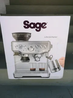 Sage Barista Express Automatic Coffee Machine Stainless Steel Brand New Factory Sealed In The Box.