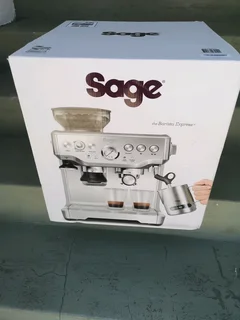 Sage Barista Express Automatic Coffee Machine Stainless Steel Brand New Factory Sealed In The Box.