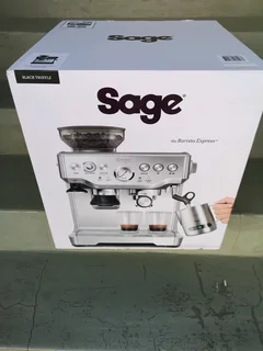 Sage The Barista Express Automatic Coffee Machine Black Truffle Brand New Factory Sealed In The Box