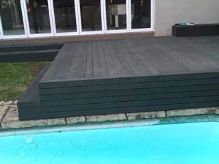 Wooden and composite deck floors