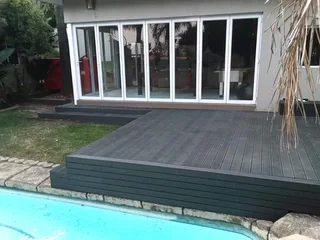 Wooden and composite deck floors