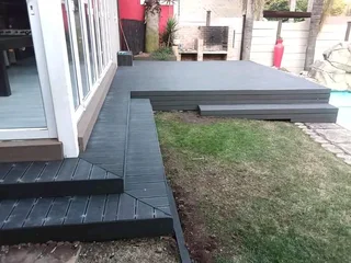 Wooden and composite deck floors