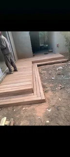 Wooden and composite deck floors