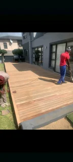 Wooden and composite deck floors