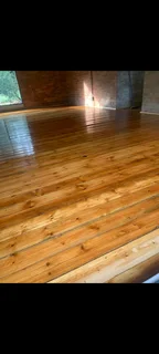 Wooden floor sanding and sealing.