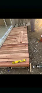 Wooden and composite deck floors