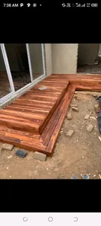 Wooden and composite deck floors
