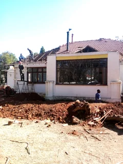 Demolition, ruble removal and stripping of old materials