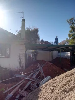 Demolition, ruble removal and stripping of old materials