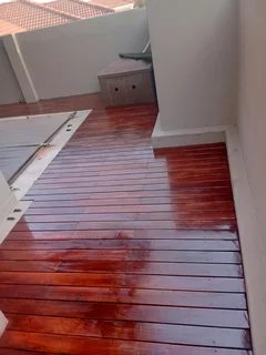 Wooden and composite deck floors