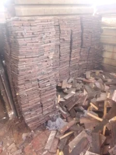 Teak parquet flooring blocks for sale in perfect condition