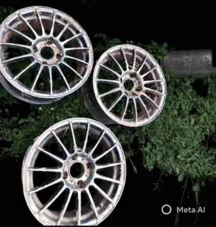 3 X alloy mags for Ford