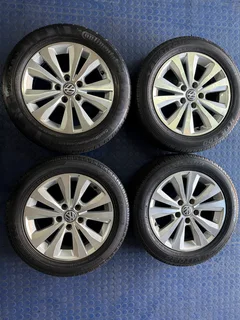 16 Inch VW Golf/Passat OEM Rims and Tyre Set