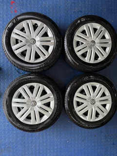 14 Inch Polo Vivo Steel Rims+tyres+caps