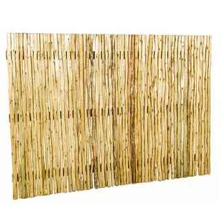 Wooden fence latle and Roll on grass