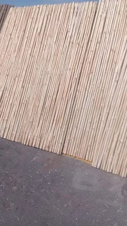 Wooden fence latle and Roll on grass