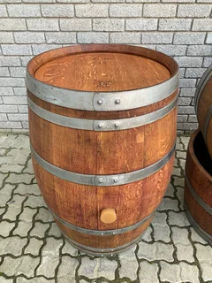 Garden Barrel Planters - French Oak wine Barrels - Barrel Westwood &amp; Co (Pty) Ltd. R450 each!