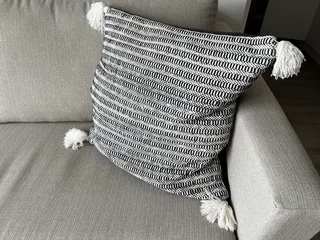 Premium Jacquard Ribbed Urban Cushions (2 items) 60x60cm 100% Cotton