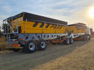 New 2026 PRBB 50m³ Grain lightweight side tipper