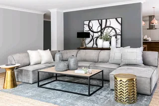 Coricraft Congo genuine leather modular couch