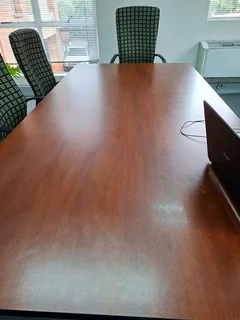 Boardroom table and chairs