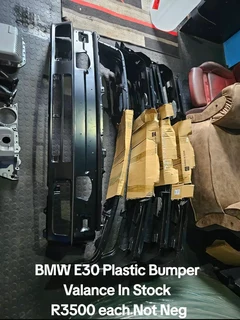 BMW E30 plastic bumper valance